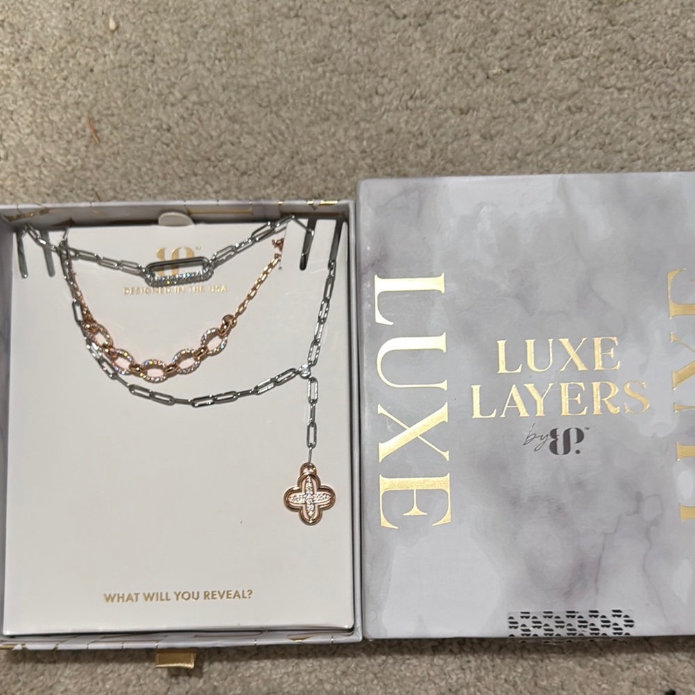 Luxe Layers Two-Tone Necklace by Debbie Martin